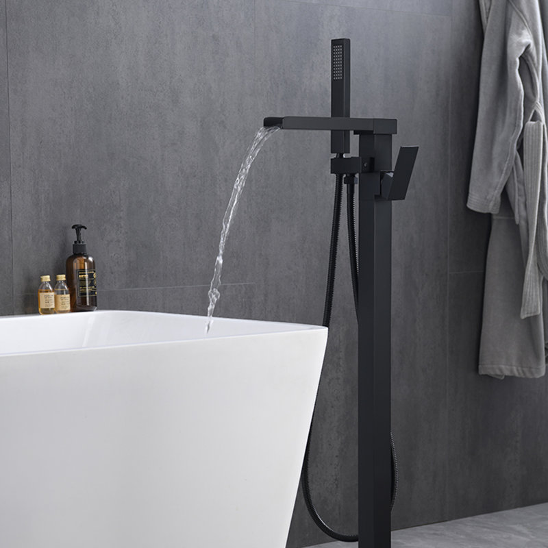 RBROHANT Waterfall Floor Mount Tub Filler & Reviews Wayfair.ca